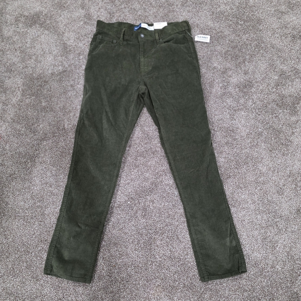 Old Navy Olive Corduroy Pants